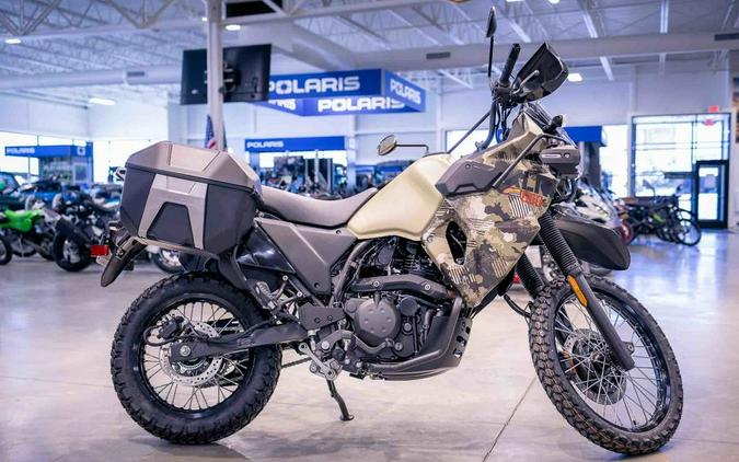 2026 Kawasaki KLR®650 Adventure ABS Cypher Camo Beige