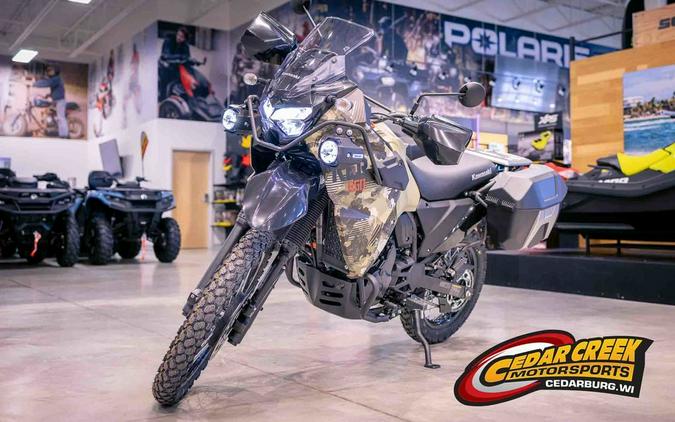 2026 Kawasaki KLR®650 Adventure ABS Cypher Camo Beige