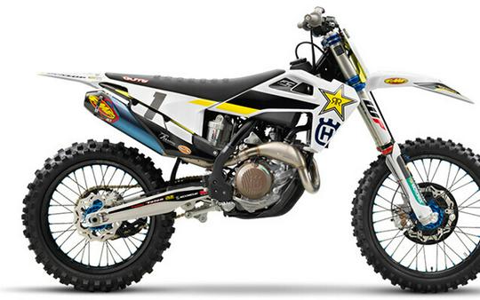 2019 Husqvarna FC 450 Rockstar Edition White / Black / Yellow