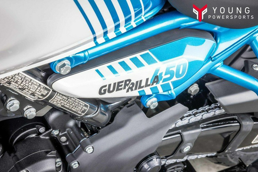 2026 Royal Enfield Guerrilla 450 Brava Blue