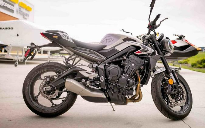 2024 Triumph Street Triple 765 R Crystal White