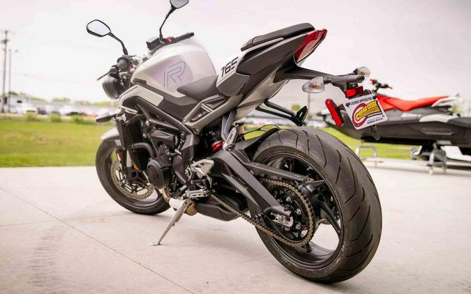 2024 Triumph Street Triple 765 R Crystal White