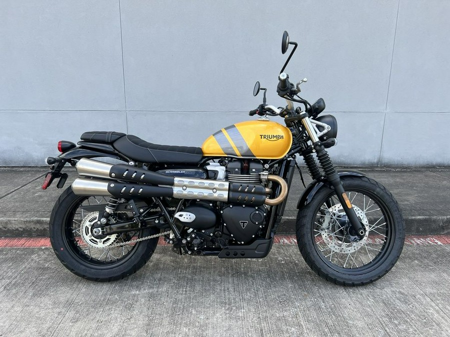 2024 Triumph Scrambler 900 Cosmic Yellow/Graphite