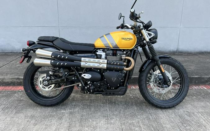 2024 Triumph Scrambler 900 Cosmic Yellow/Graphite