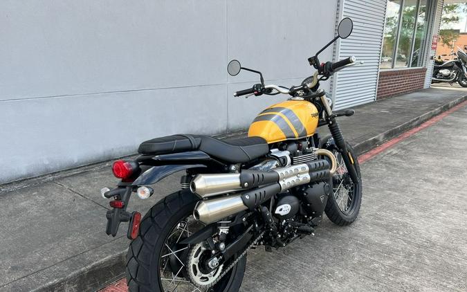 2024 Triumph Scrambler 900 Cosmic Yellow/Graphite