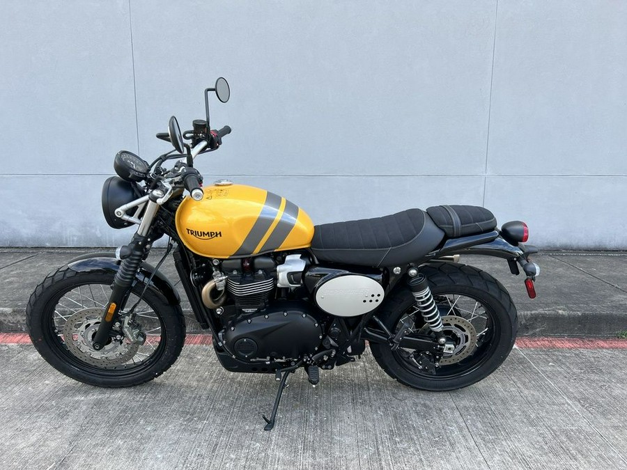 2024 Triumph Scrambler 900 Cosmic Yellow/Graphite