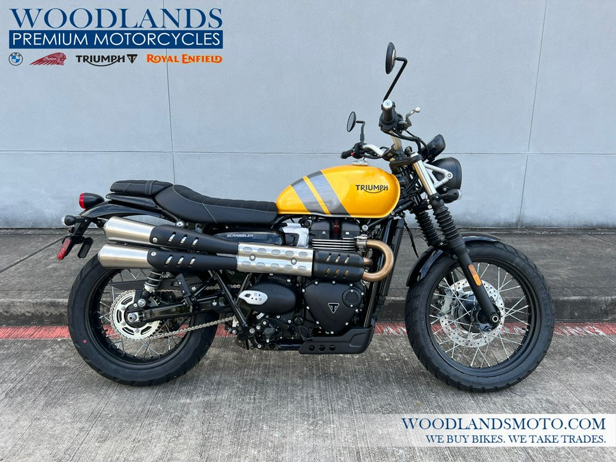 2024 Triumph Scrambler 900 Cosmic Yellow/Graphite