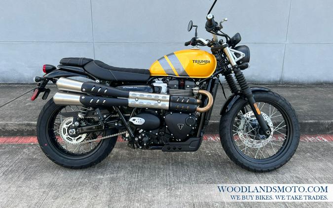 2024 Triumph Scrambler 900 Cosmic Yellow/Graphite