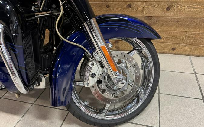 2016 Harley-Davidson® CVO™ Street Glide® Black Licorice with Midnight Cobalt Flames FLHXSE