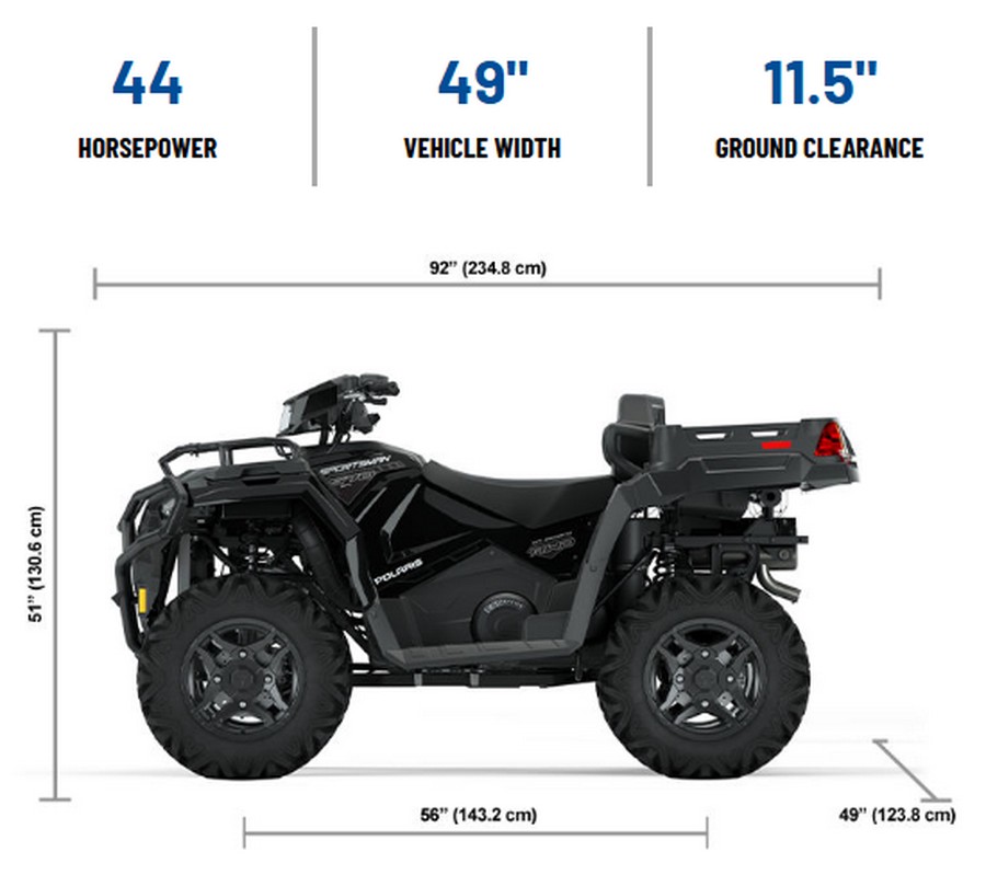 2026 Polaris SPORTSMAN TOURING 570 X2 BLACK ONYX