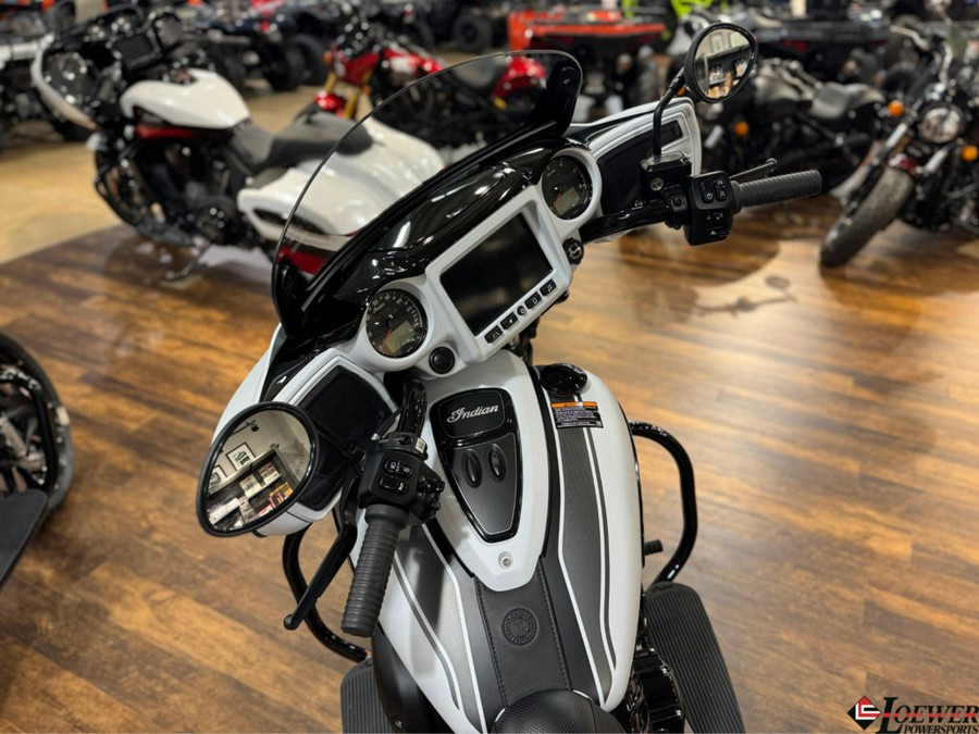2024 Indian Motorcycle® Chieftain® Dark Horse® Ghost White Metallic Smoke