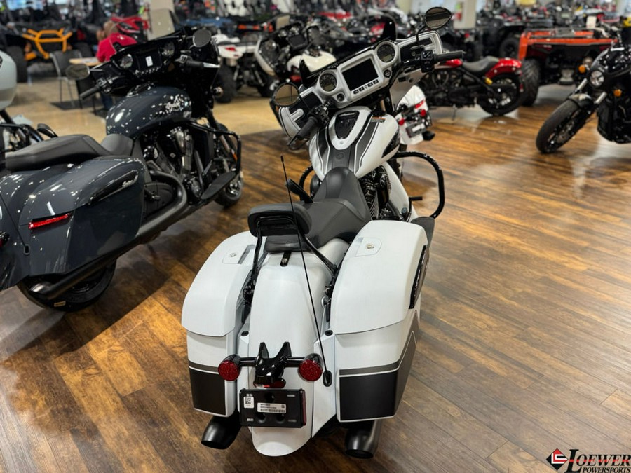 2024 Indian Motorcycle® Chieftain® Dark Horse® Ghost White Metallic Smoke