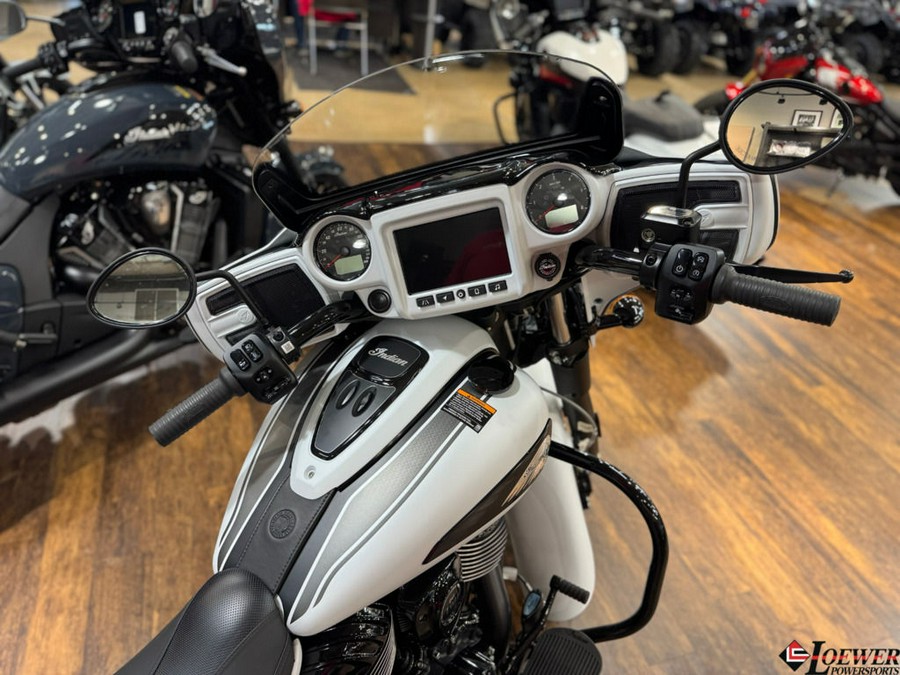 2024 Indian Motorcycle® Chieftain® Dark Horse® Ghost White Metallic Smoke
