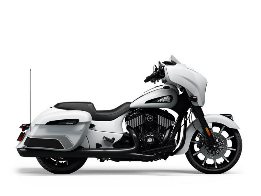 2024 Indian Motorcycle® Chieftain® Dark Horse® Ghost White Metallic Smoke