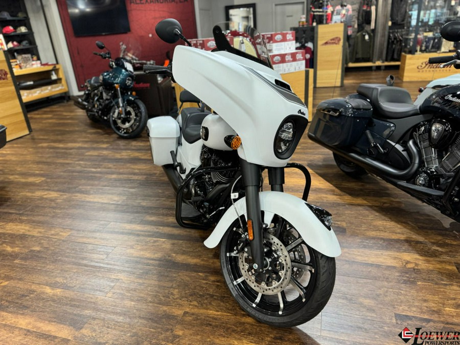 2024 Indian Motorcycle® Chieftain® Dark Horse® Ghost White Metallic Smoke