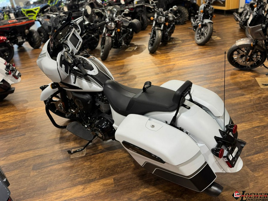 2024 Indian Motorcycle® Chieftain® Dark Horse® Ghost White Metallic Smoke