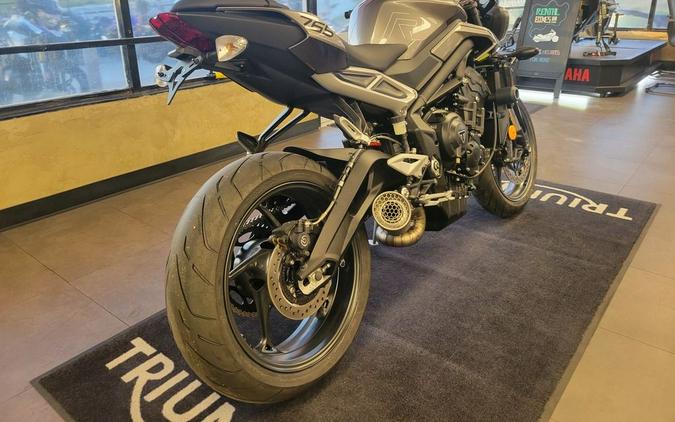 2024 Triumph Street Triple 765 R Silver Ice