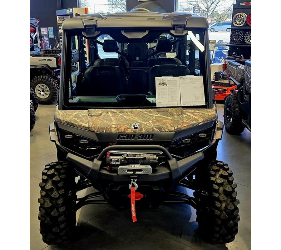 2026 Can-Am® Defender MAX X mr HD11 with half-doors Dark Wildland Camo