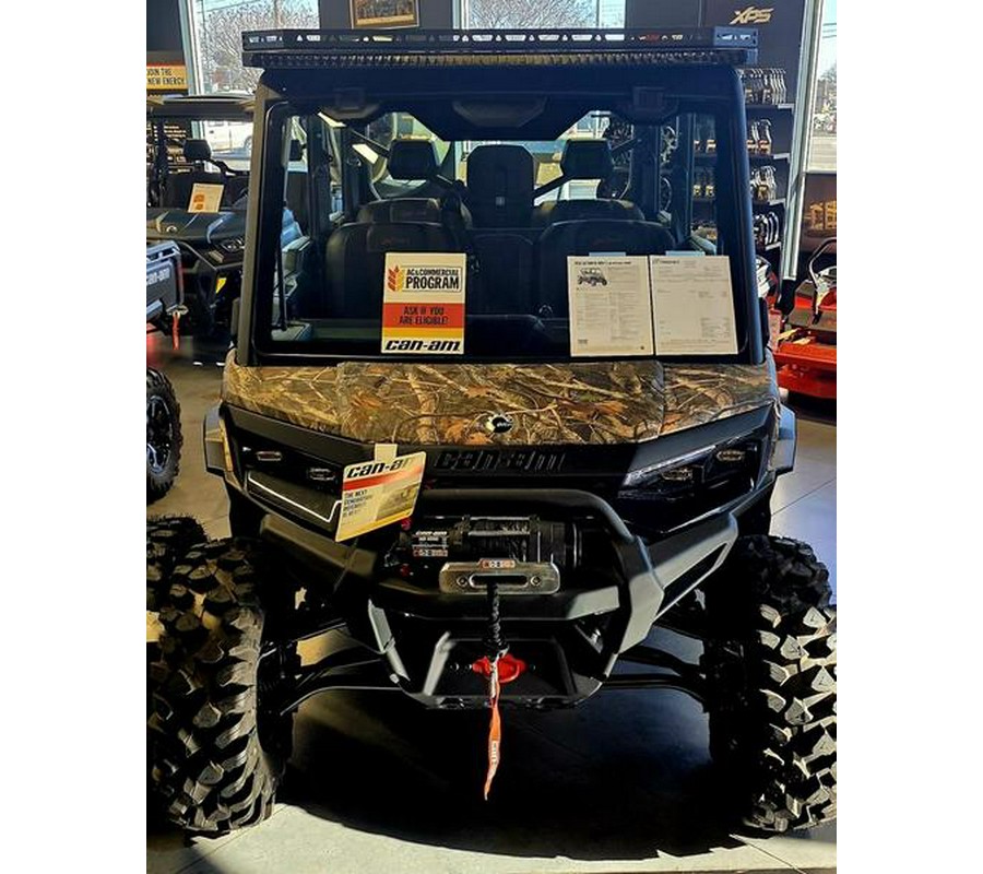 2026 Can-Am® Defender MAX X mr HD11 with half-doors Dark Wildland Camo