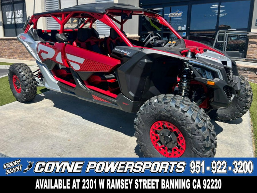 2024 Can-Am® Maverick X3 MAX X rs Turbo RR Fiery Red & Hyper Silver