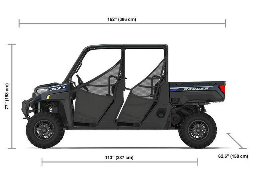 2023 Polaris Industries RANGER CREW XP 1000 PREM - SUPER GRAPHITE Premium