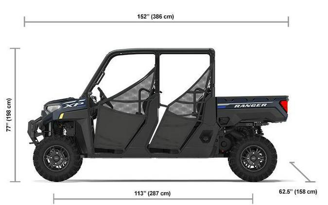 2023 Polaris Industries RANGER CREW XP 1000 PREM - SUPER GRAPHITE Premium