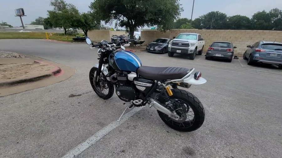 2022 Triumph Scrambler 1200 XC Cobalt Blue and Jet Black