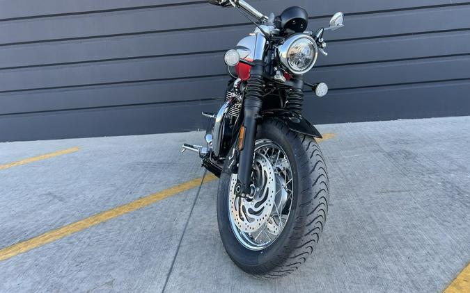 2025 Triumph Bonneville Speedmaster Snowdonia / Cranberry Red