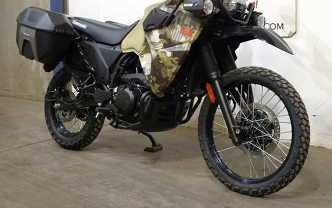 2026 Kawasaki KLR650 Adventure ABS Cypher Camo Beige