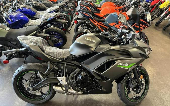 2024 Kawasaki Ninja® 650 Metallic Matte Graphenesteel Gray/Ebony