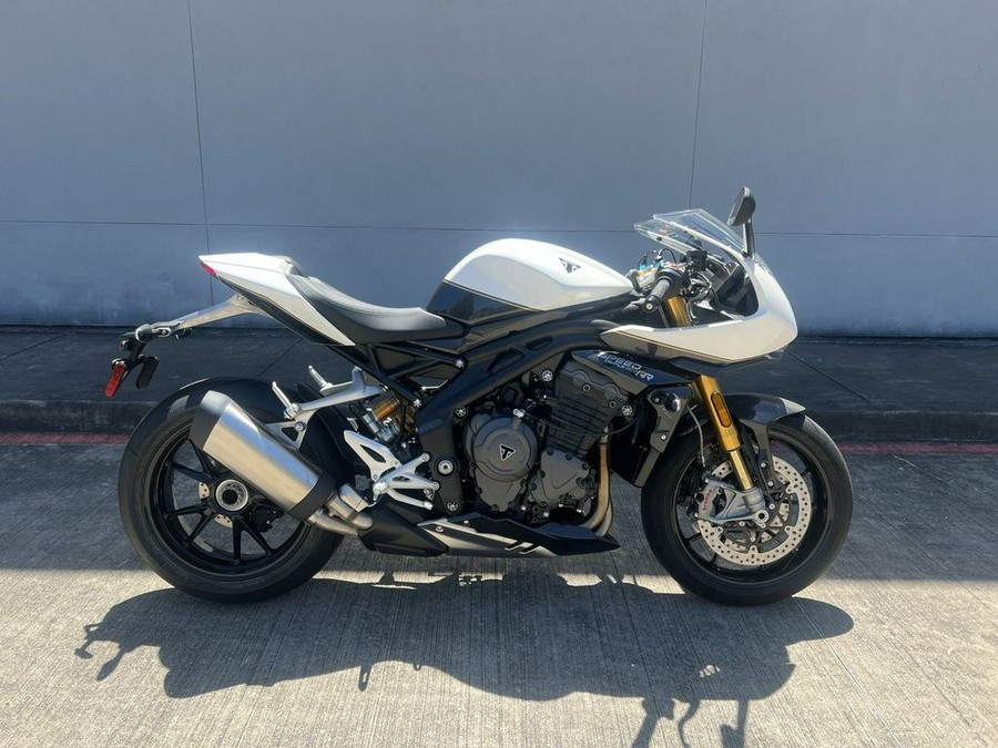 2024 Triumph Speed Triple 1200 RR Crystal White Storm Grey