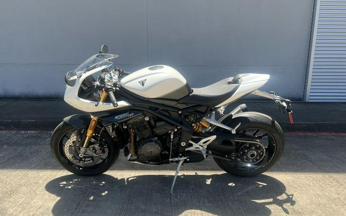 2024 Triumph Speed Triple 1200 RR Crystal White Storm Grey