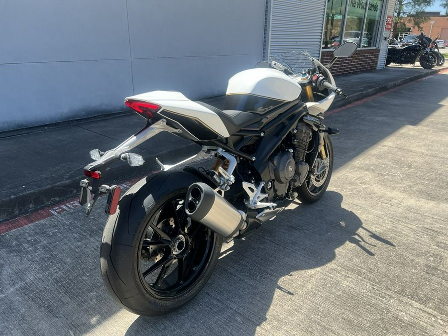 2024 Triumph Speed Triple 1200 RR Crystal White Storm Grey