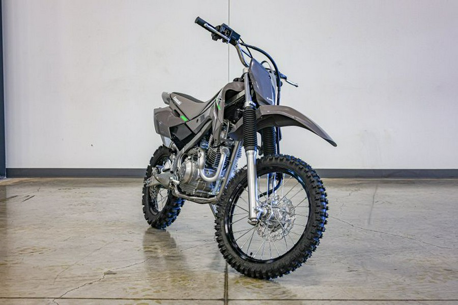 New 2025 KAWASAKI KLX 140R BATTLE GRAY