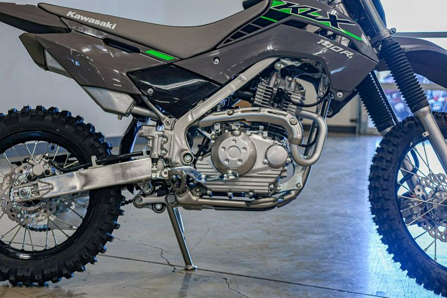 New 2025 KAWASAKI KLX 140R BATTLE GRAY