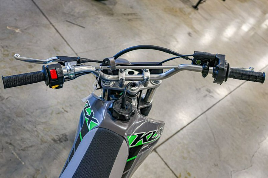 New 2025 KAWASAKI KLX 140R BATTLE GRAY