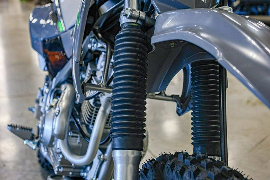 New 2025 KAWASAKI KLX 140R BATTLE GRAY