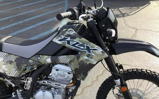2026 Kawasaki KLX®300 Cypher Camo Beige