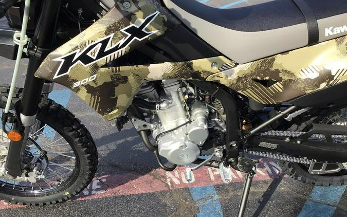 2026 Kawasaki KLX®300 Cypher Camo Beige
