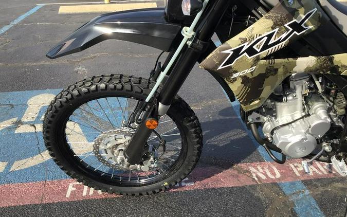 2026 Kawasaki KLX®300 Cypher Camo Beige