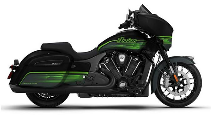 2026 Indian Chieftain Powerplus Dark Horse Signature Series Abyss Metallic / Cypher Gr