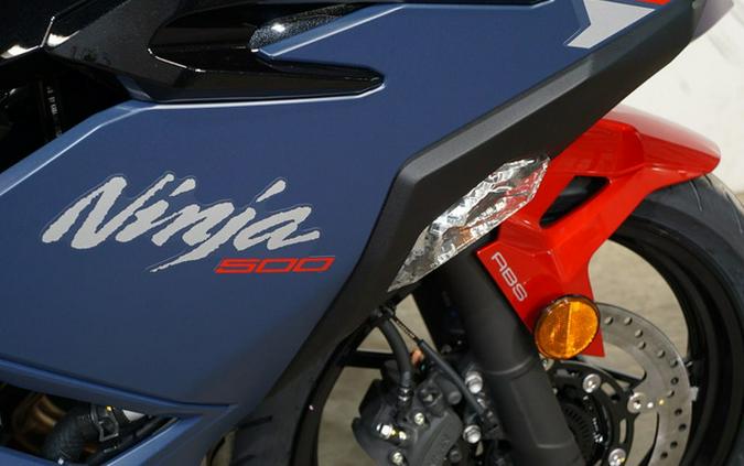 2026 Kawasaki Ninja 500 ABS Metallic Matte Twilight Blue