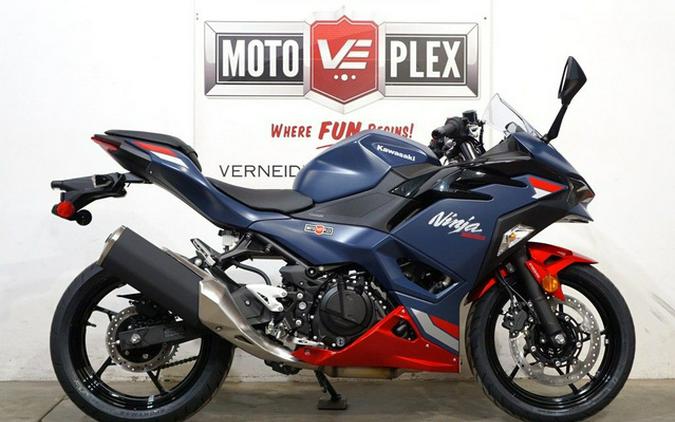 2026 Kawasaki Ninja 500 ABS Metallic Matte Twilight Blue