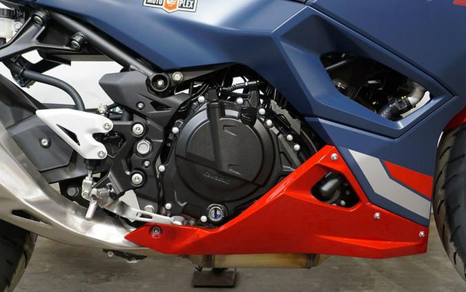 2026 Kawasaki Ninja 500 ABS Metallic Matte Twilight Blue