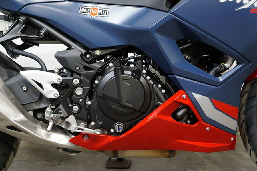 2026 Kawasaki Ninja 500 ABS Metallic Matte Twilight Blue