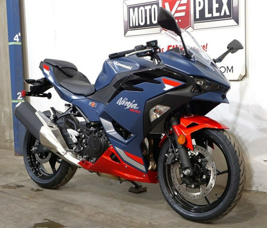 2026 Kawasaki Ninja 500 ABS Metallic Matte Twilight Blue