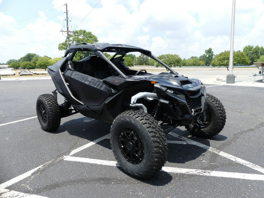 2024 Can-Am® Maverick R X RS with Smart-Shox Triple Black