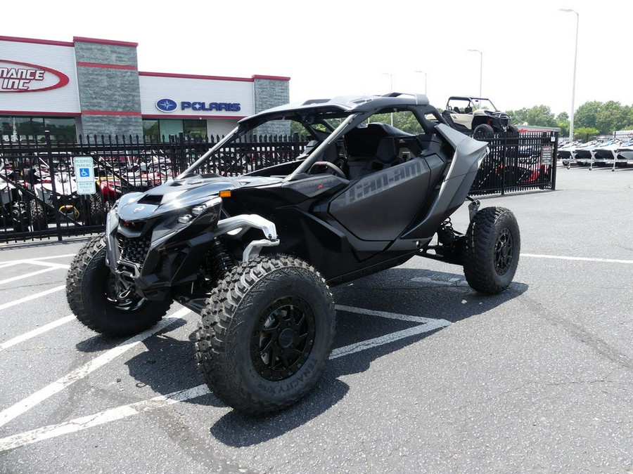 2024 Can-Am® Maverick R X RS with Smart-Shox Triple Black