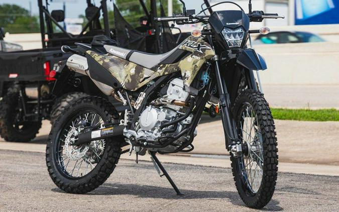 2026 Kawasaki KLX300 Cypher Camo Beige