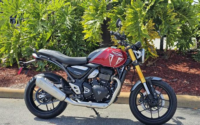 2024 Triumph Speed 400 Carnival Red / Phantom Black TD1